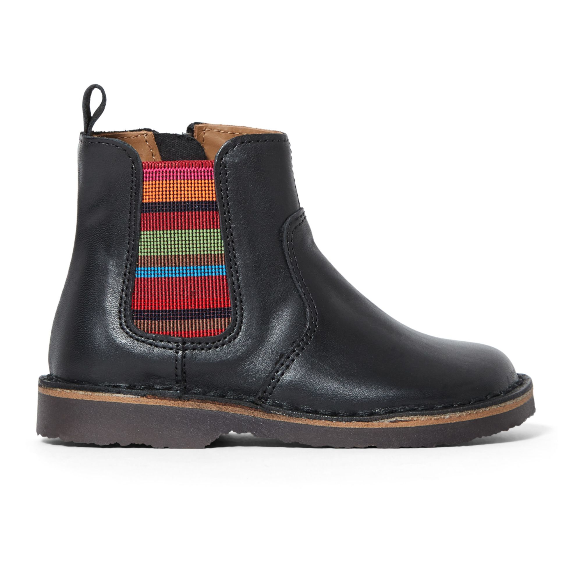 Pèpè - Chelsea Boots Motif - Collection Two Con Me - Fille - Noir