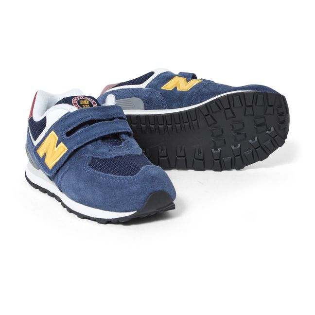 Deportivas bicolor 574 | Azul