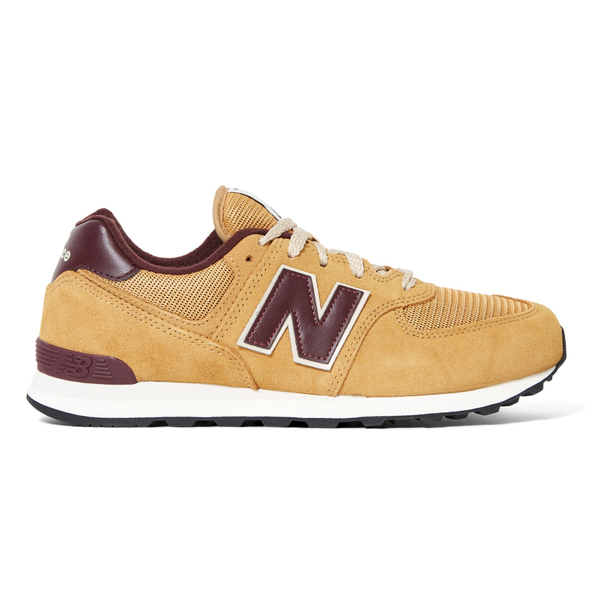 New Balance - Baskets 574 Lacets - Fille - Jaune moutarde
