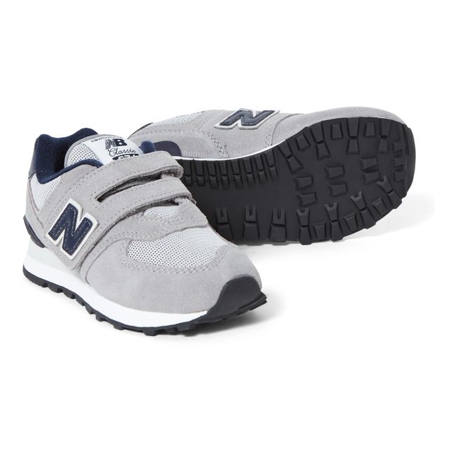 574 Velcro Sneakers Grey