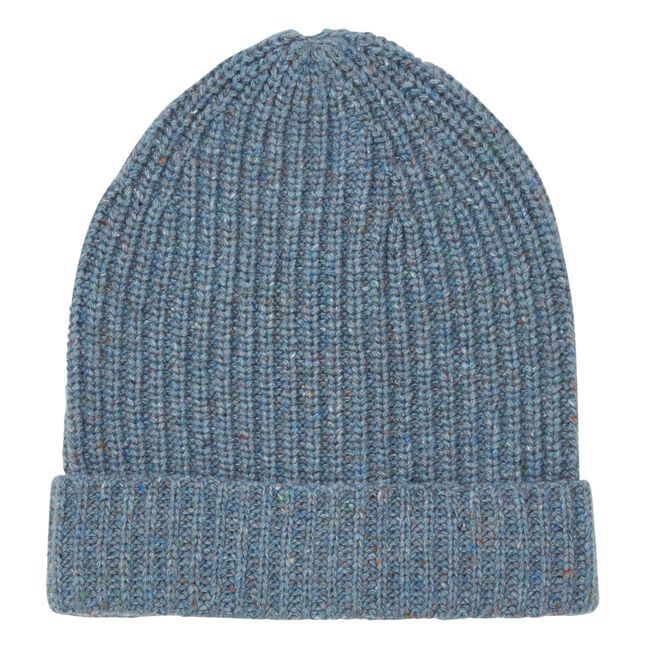 Mütze aus Recycelte Wolle Dorset Blau
