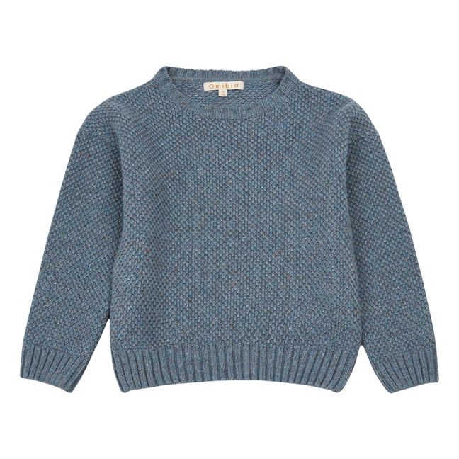 Pullover aus recycelter Wolle Abigail Blau
