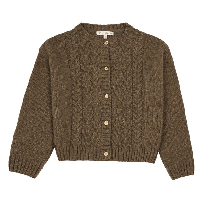 Dove Recycled Wool Cardigan Camel