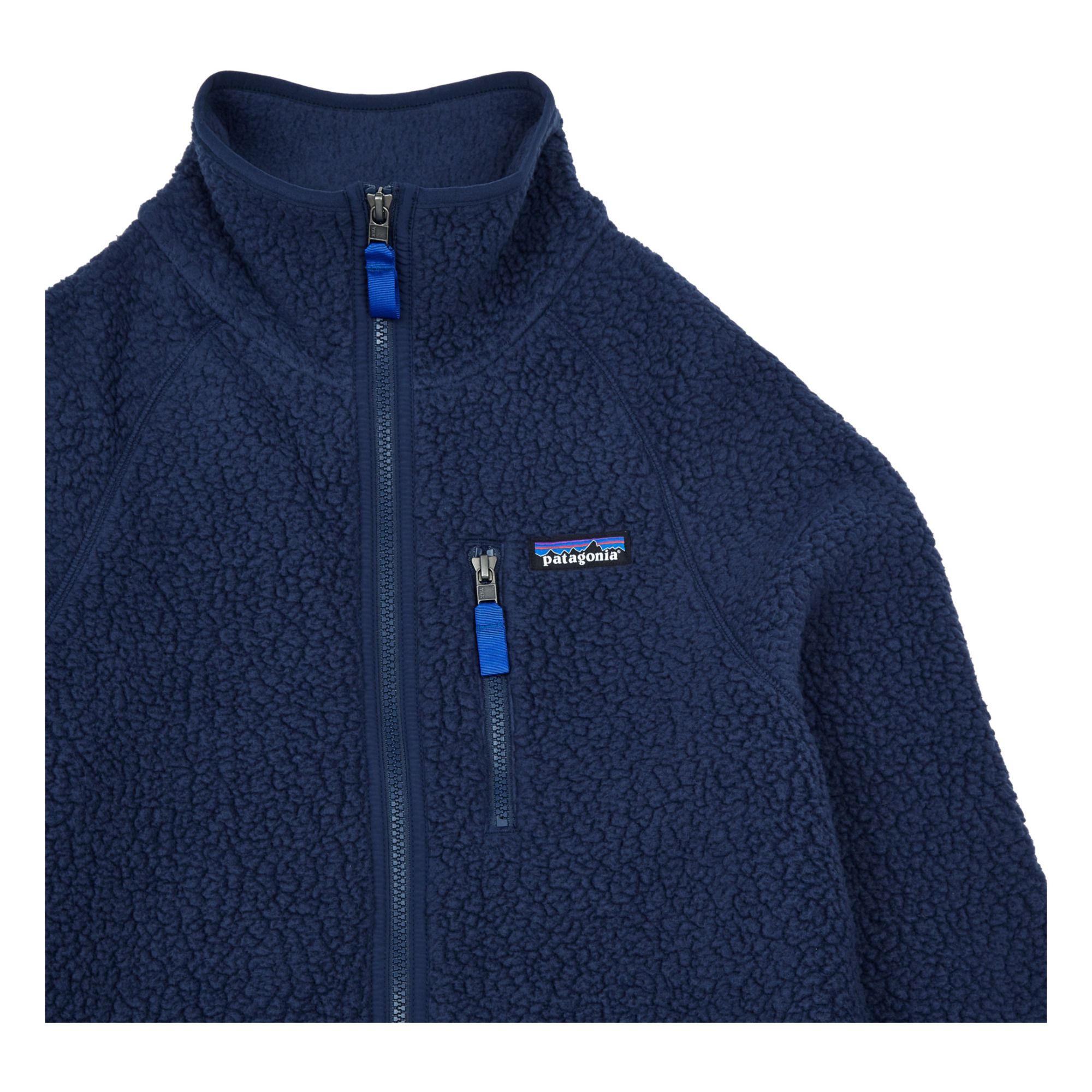 navy blue zip up fleece jacket