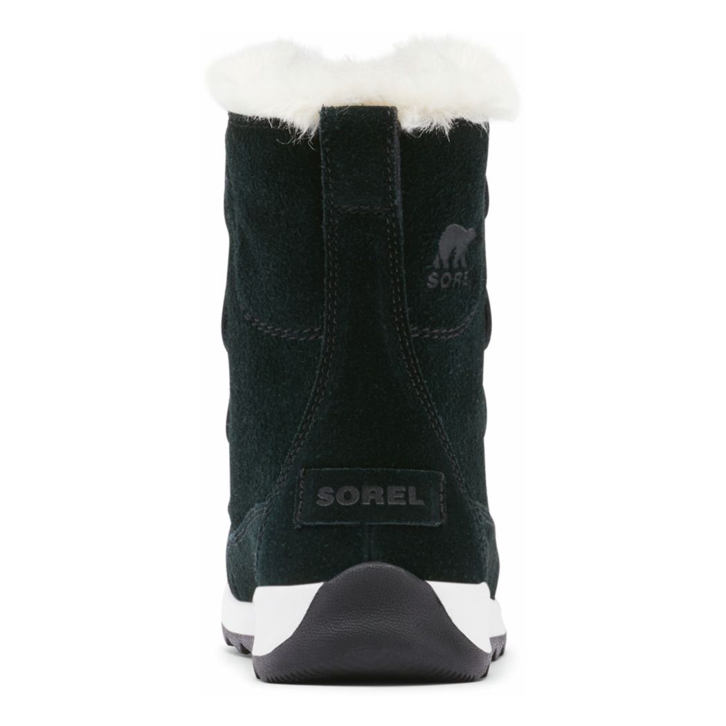 Whitney Suede Fur-Lined Boots Black- Product image n°3