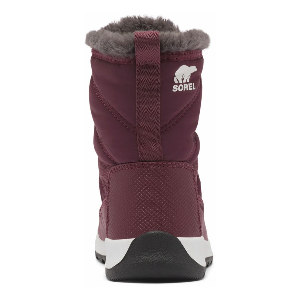 burgundy sorel boots