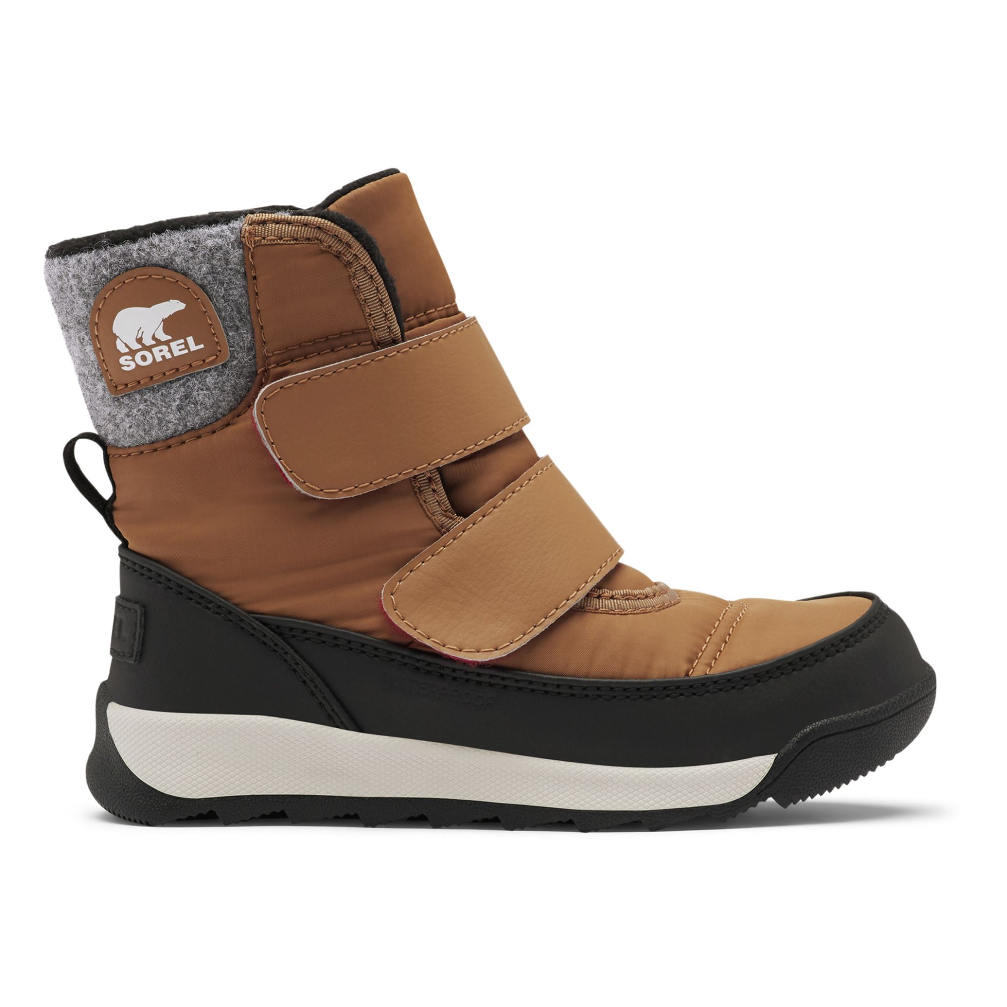 Whitney Velcro Nylon Boots Camel- Product image n°0