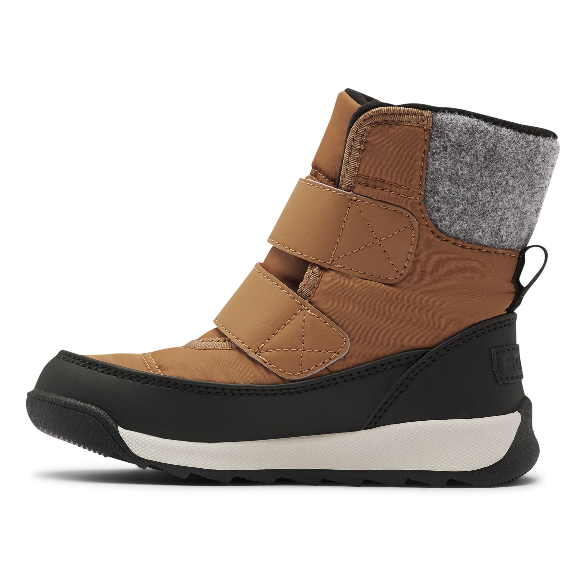 Whitney Velcro Nylon Boots Camel- Product image n°2