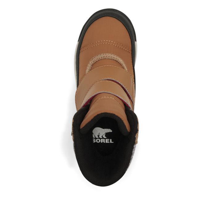 Whitney Velcro Nylon Boots Camel