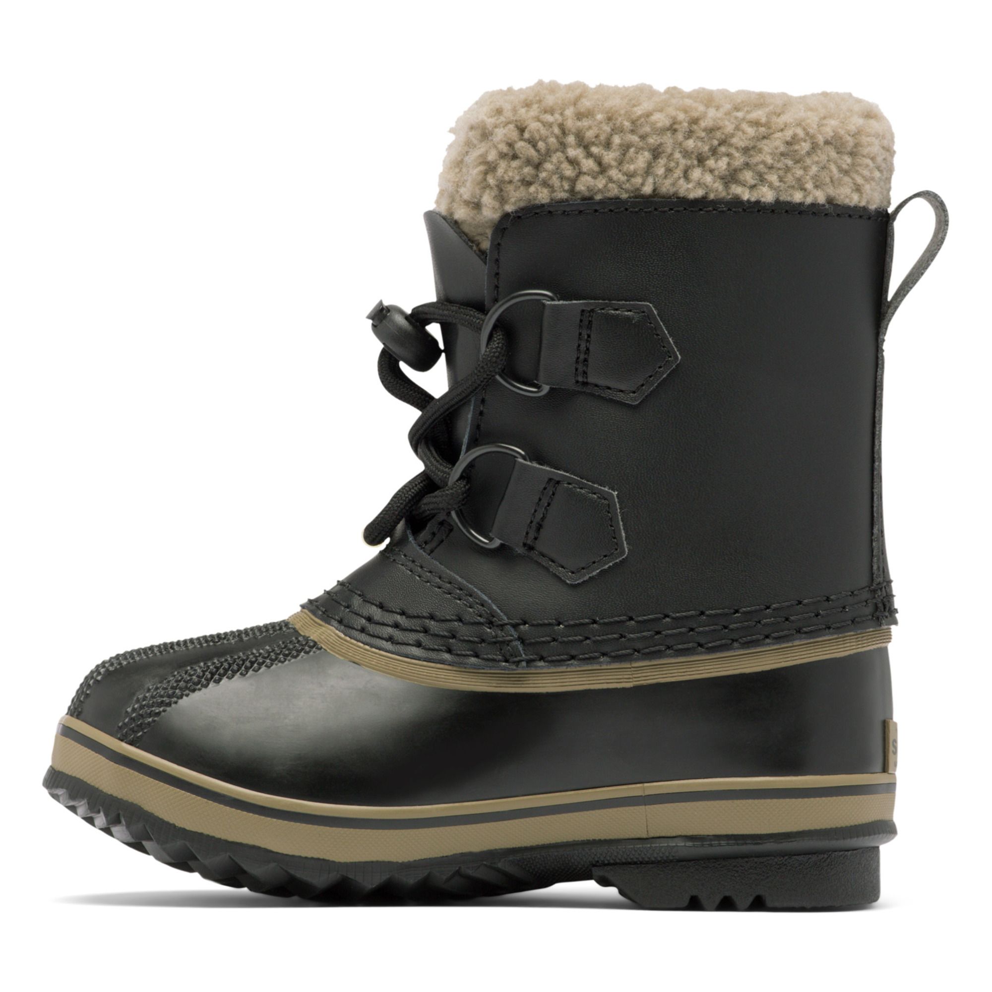 Yoot Pac Coated Leather Fur-Lined Boots Black- Product image n°2