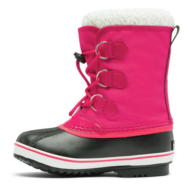 Yoot Pac Nylon Fur-Lined Boots Pink