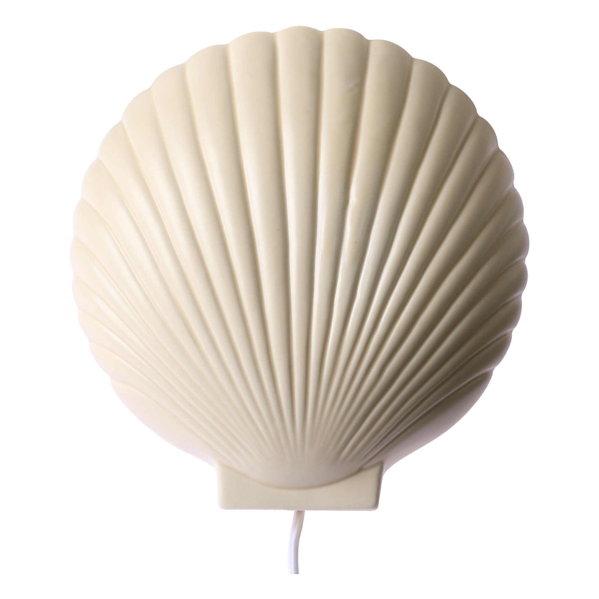 Applique Shell en céramique  Jaune pâle- Image produit n°0
