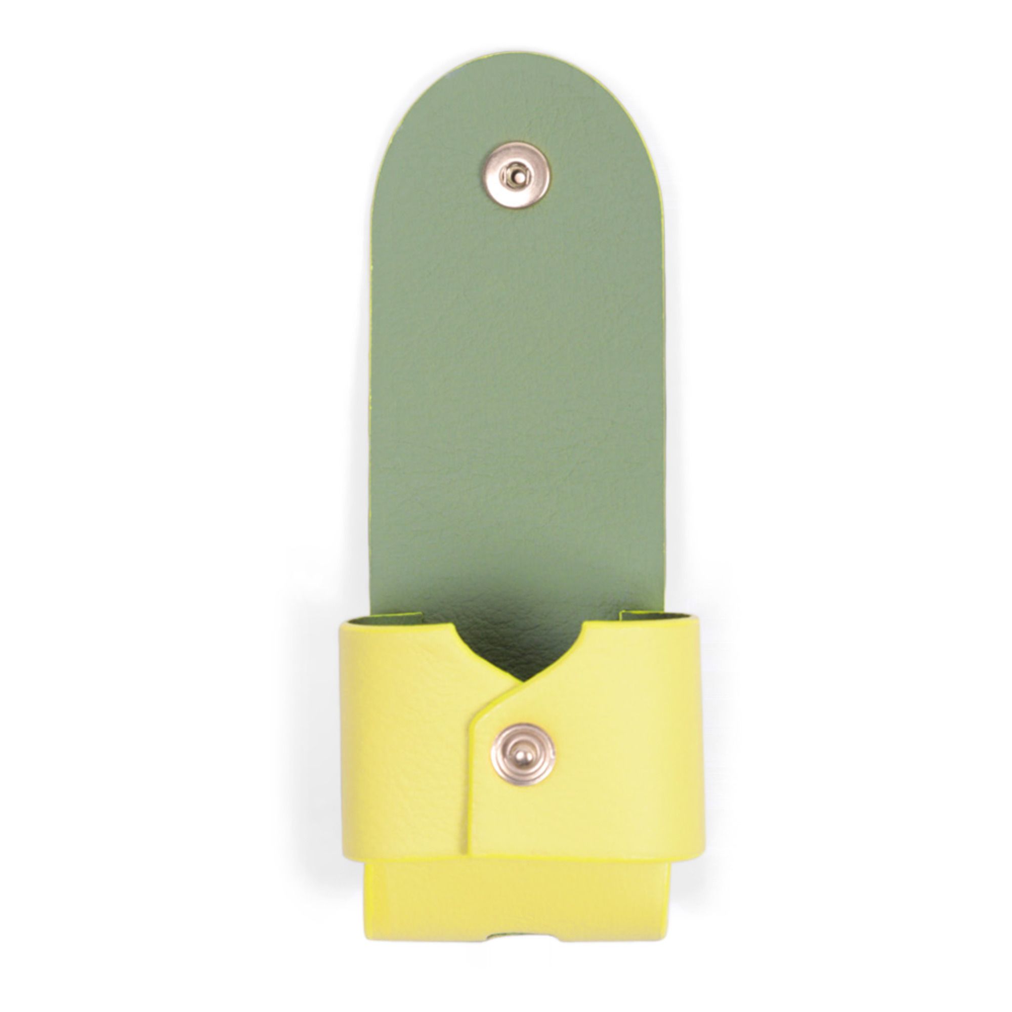 Joe Leather AirPod 1 & 2 Case Yellow- Product image n°1