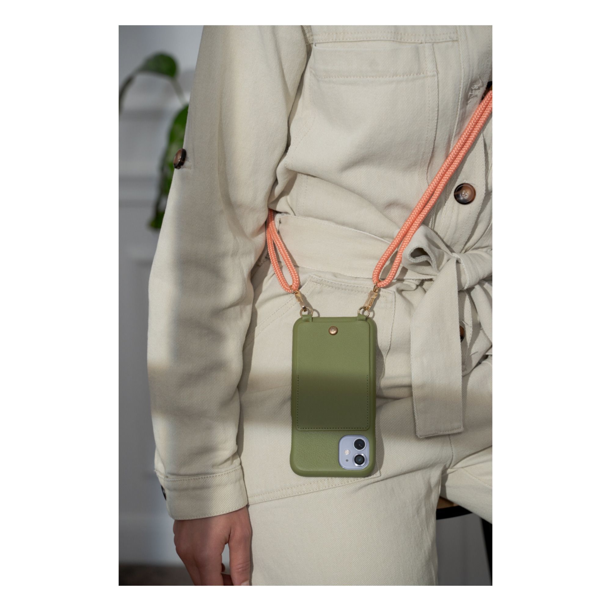 Tessa Phone Strap Coral- Product image n°1