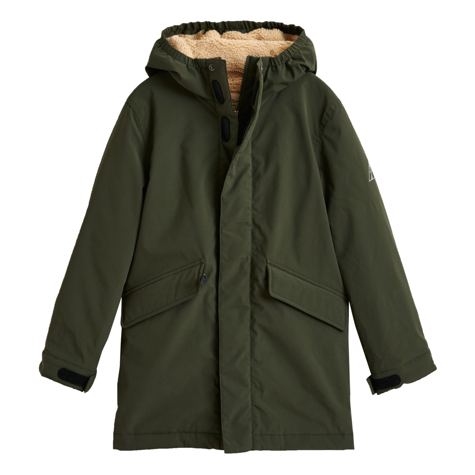 Bellerose - Parka Fourrée Haron - Garçon - Vert kaki
