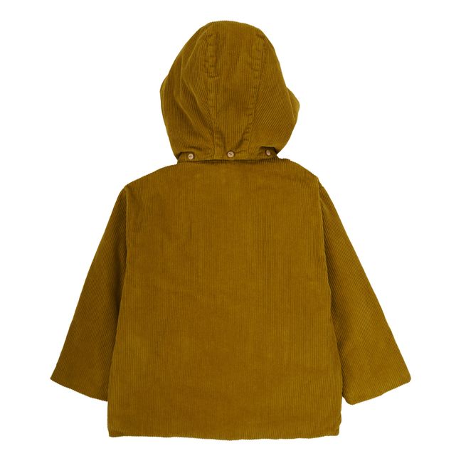 Marcel Organic Cotton Corduroy Coat | Ochre