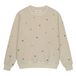 The Sherpa College W/Ditsy Floral Embroidery Sweatshirt Blanc/Écru- Miniature produit n°0