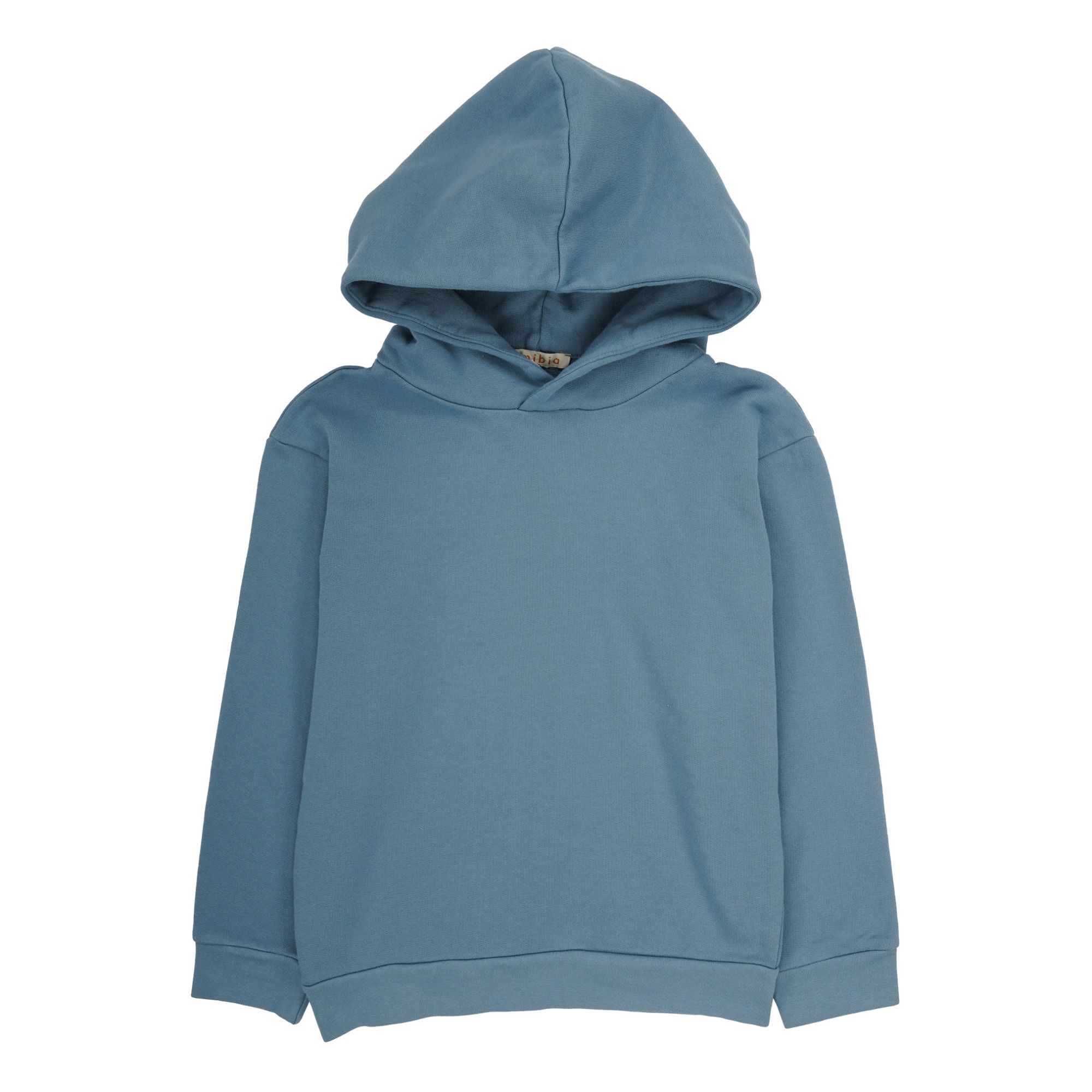 Omibia - Sweat Capuche Coton Bio Aqua - Fille - Bleu