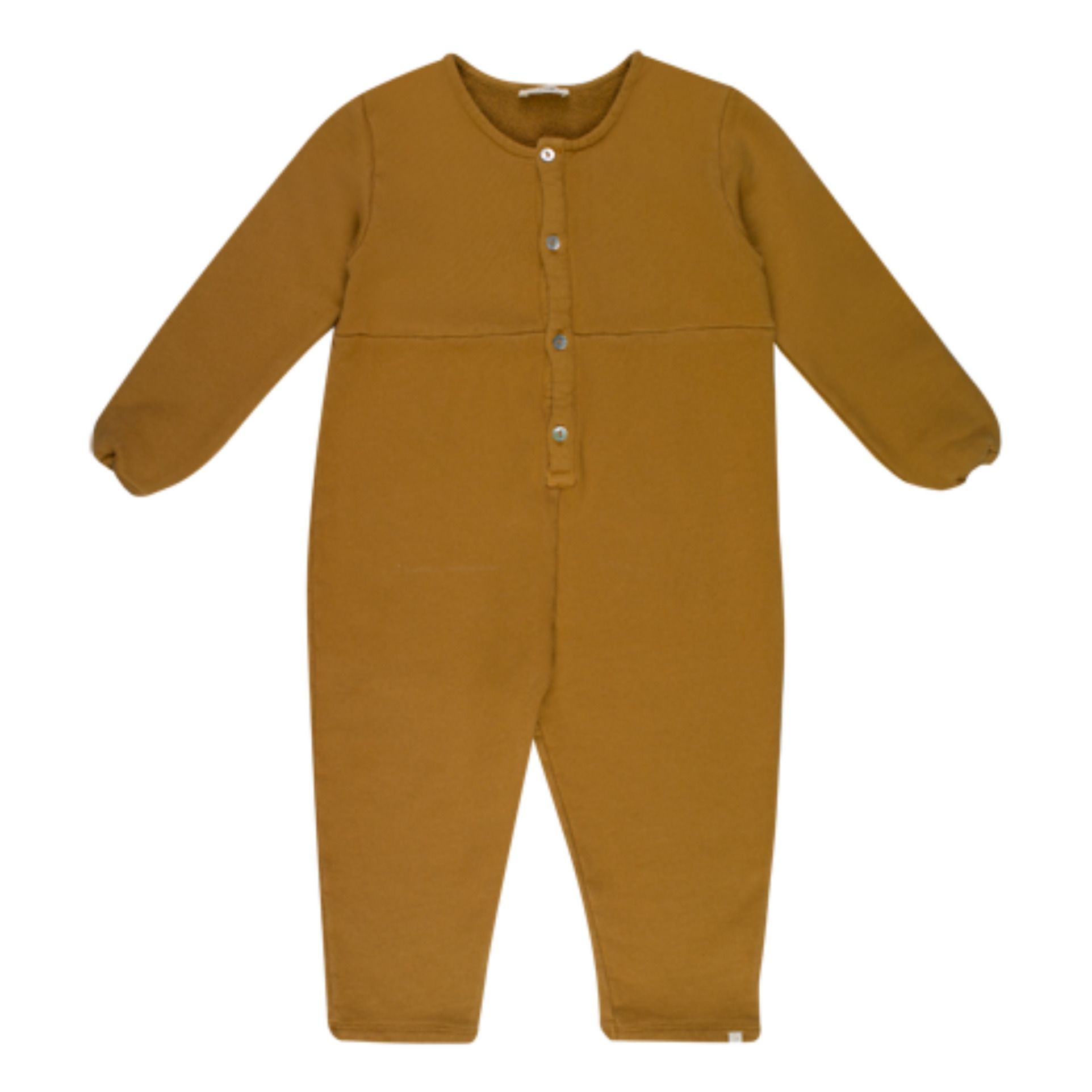 Adriano Organic Cotton Jumpsuit Ocre- Imagen del producto n°0