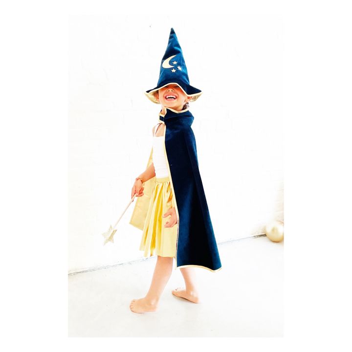 Zauberer-Kostüm Pfauenblau- Produktbild Nr. 1