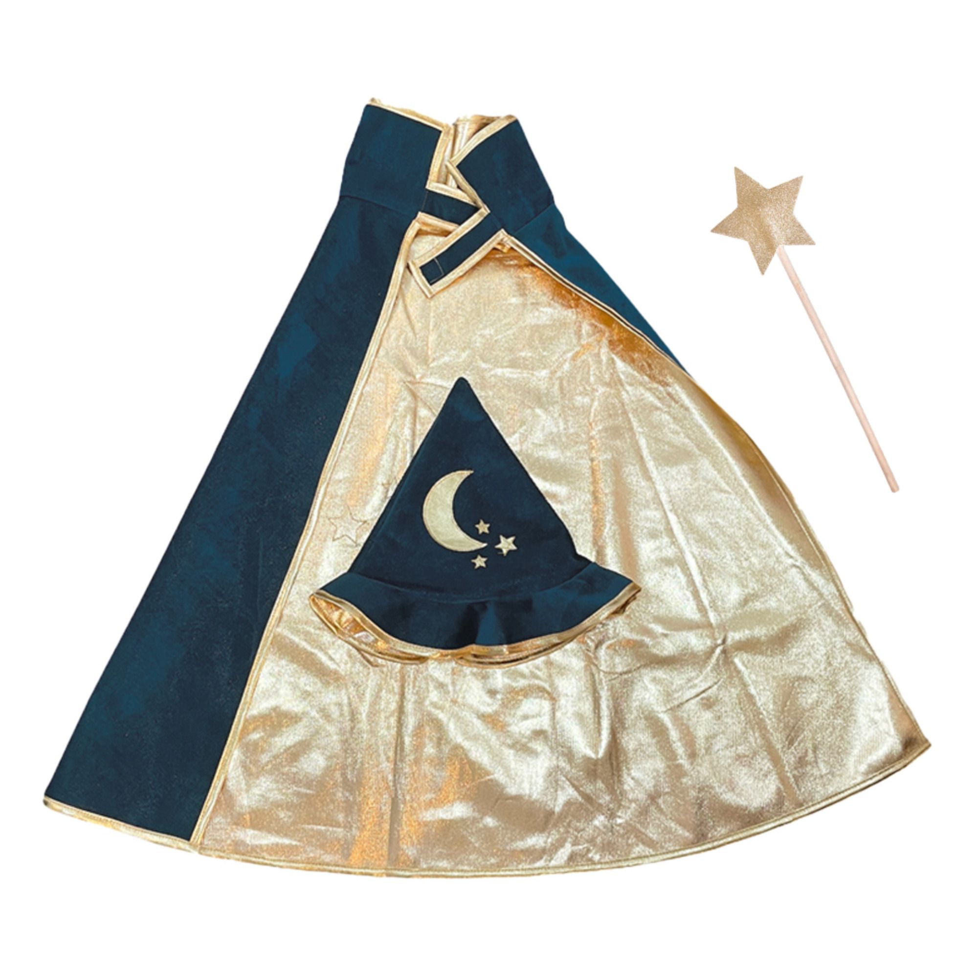 Wizard Fancy Dress Costume Peacock blue- Product image n°2