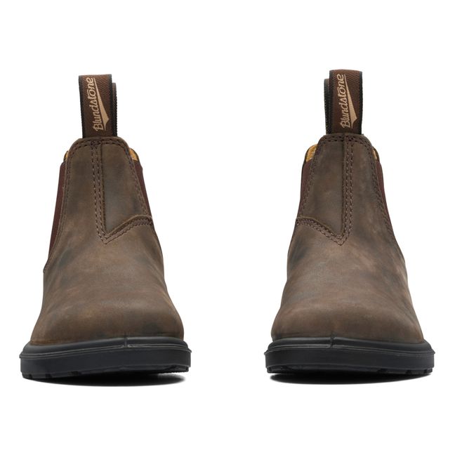 Nubuck Chelsea Boots | Brown