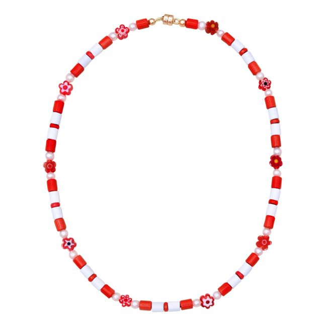 Matty Necklace | Red