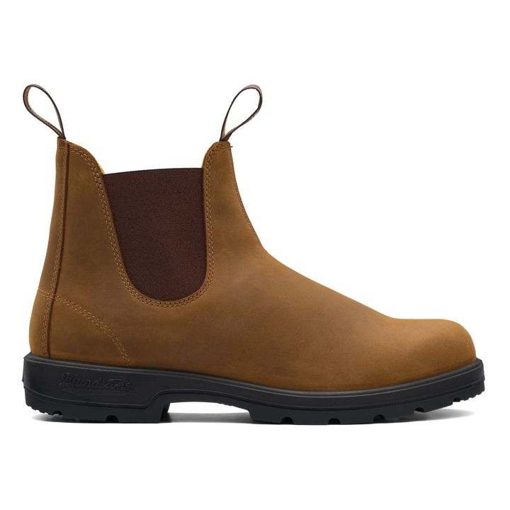 Nubuck Classic Chelsea Boots - Adult’s Collection - Camel- Product image n°0