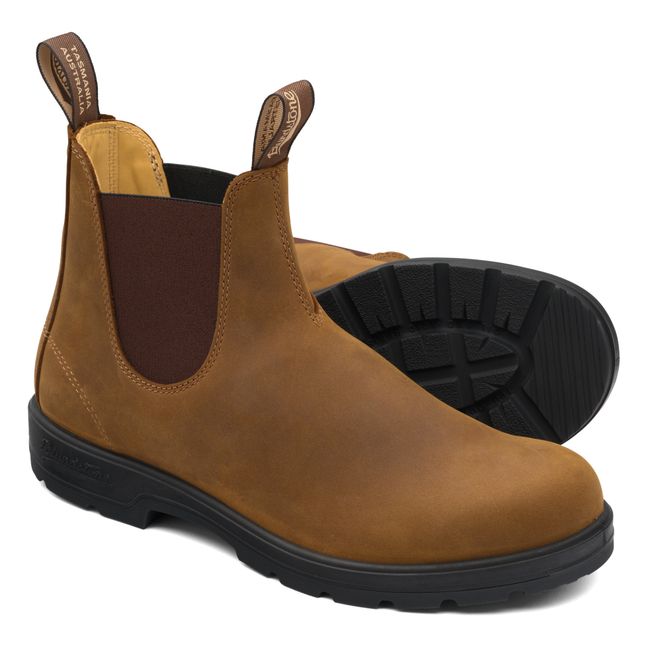 Nubuck Classic Chelsea Boots - Adult’s Collection - Camel