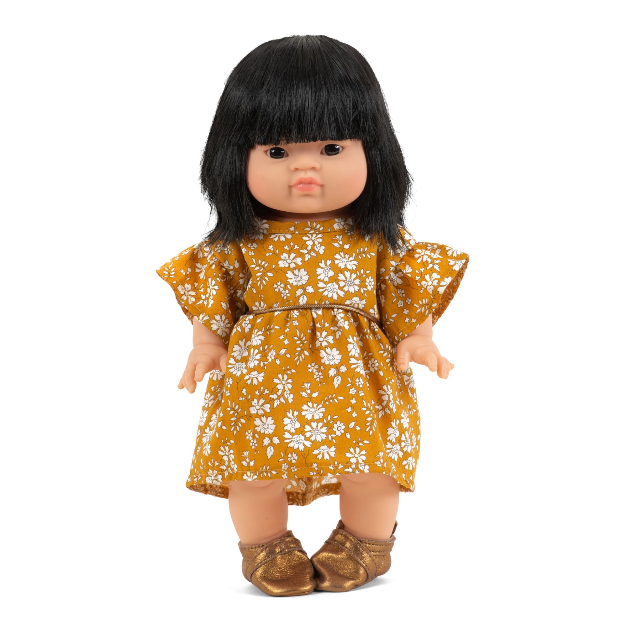 Minikane - Poupée à habiller Jade et sa robe Daisy en liberty Tana lawn - Multicolore