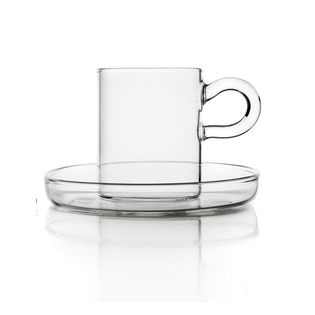 Tasse à café Piuma en borosilicate