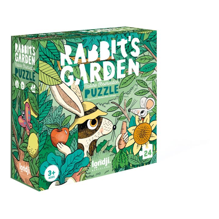 Rabbit Garden Puzzle - 24 Pieces- Product image n°0