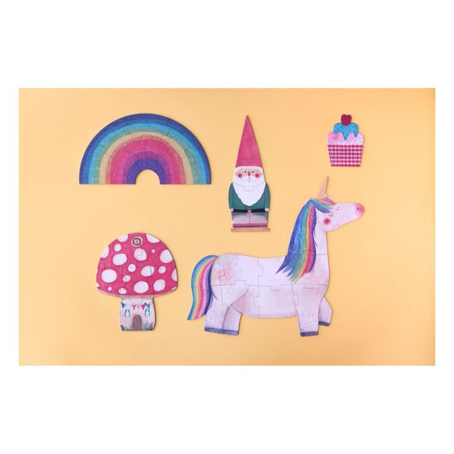 Puzzle Happy Birthday Unicorn! - 5er-Set