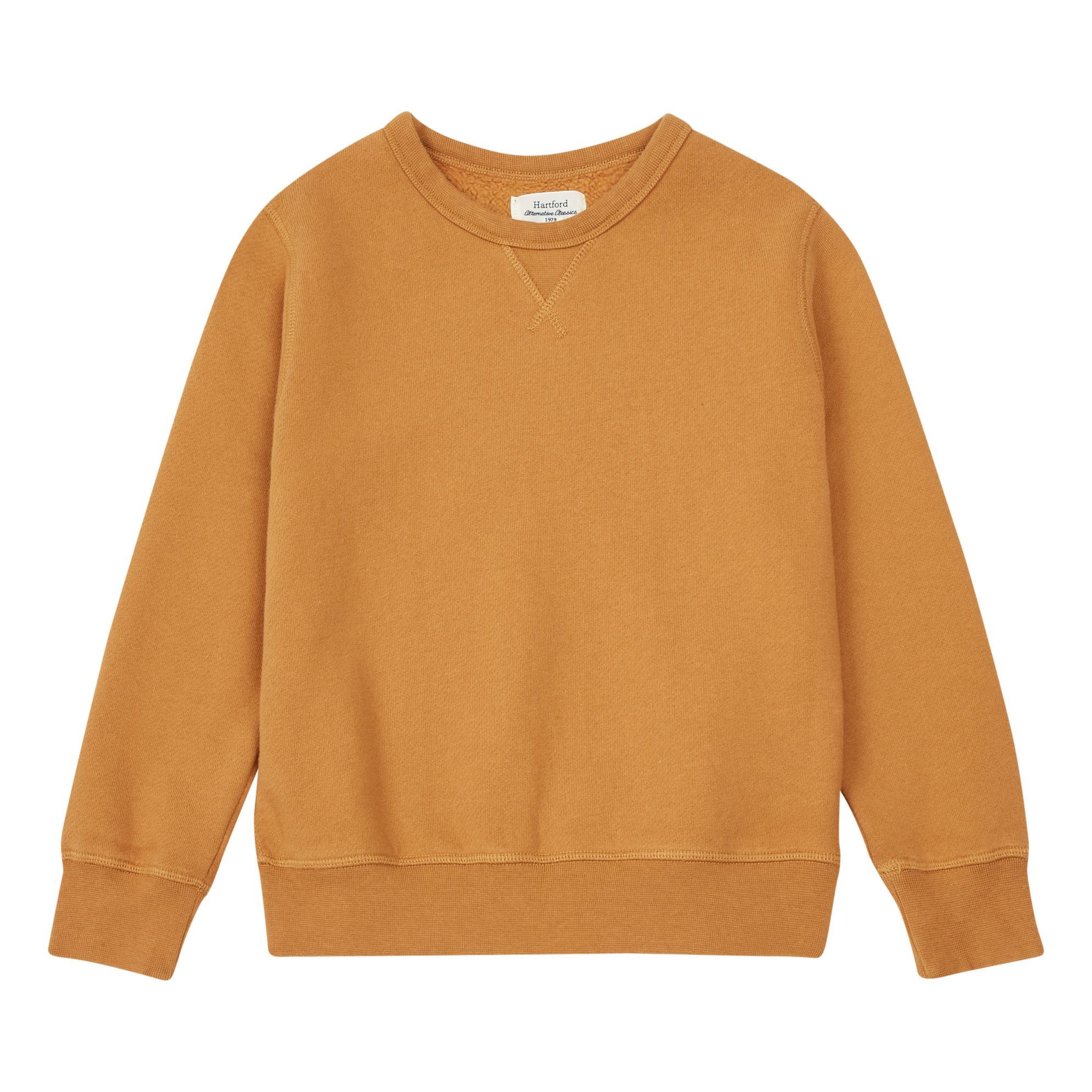 Hartford - Sweat Crew - Garçon - Ocre
