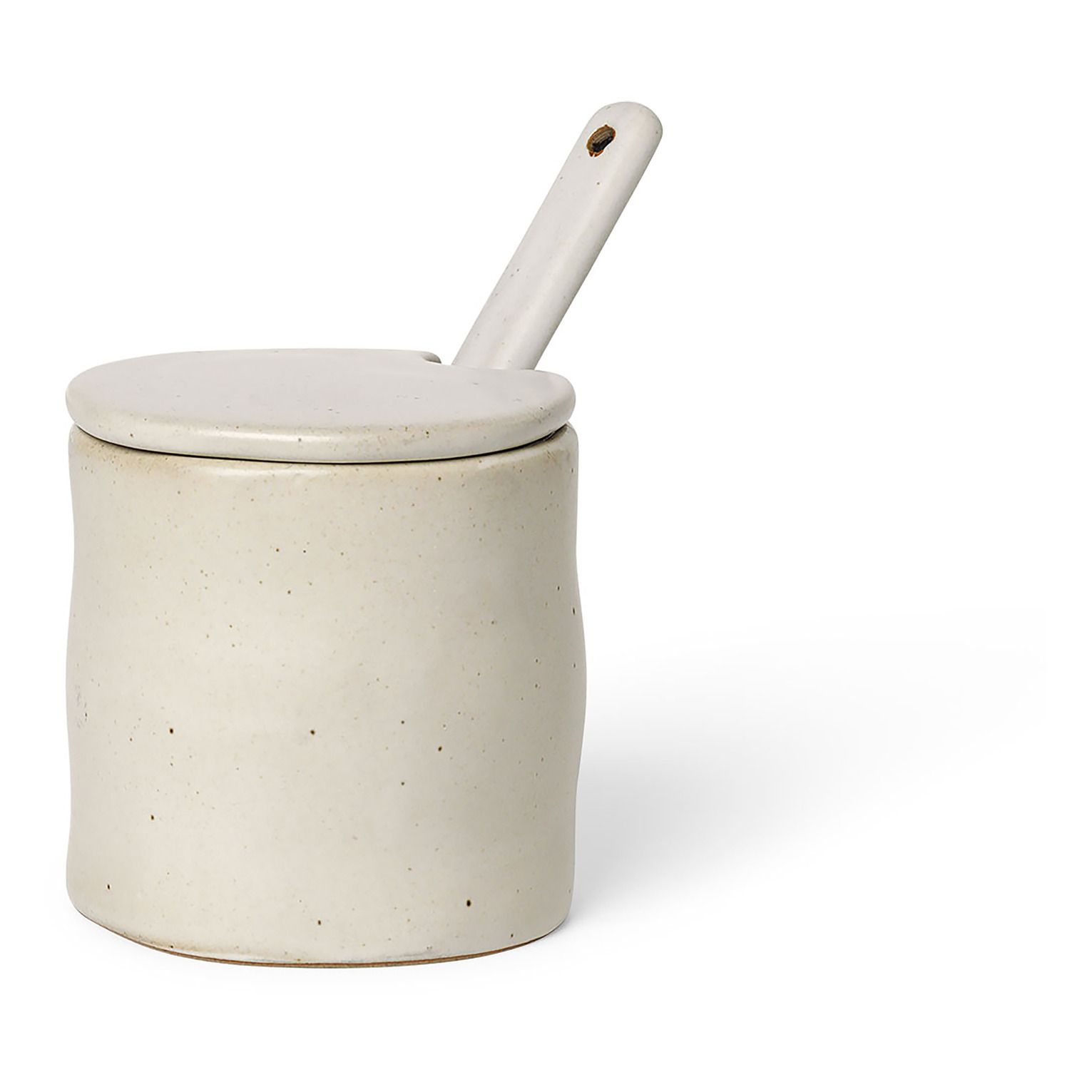 Ferm Living Marmeladentopf Flow | Grauweiß