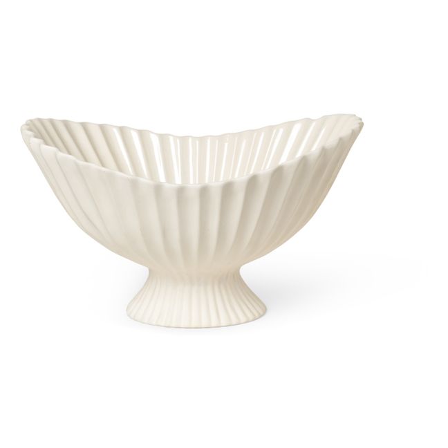 Coupe Fountain en grès  | Blanc cassé