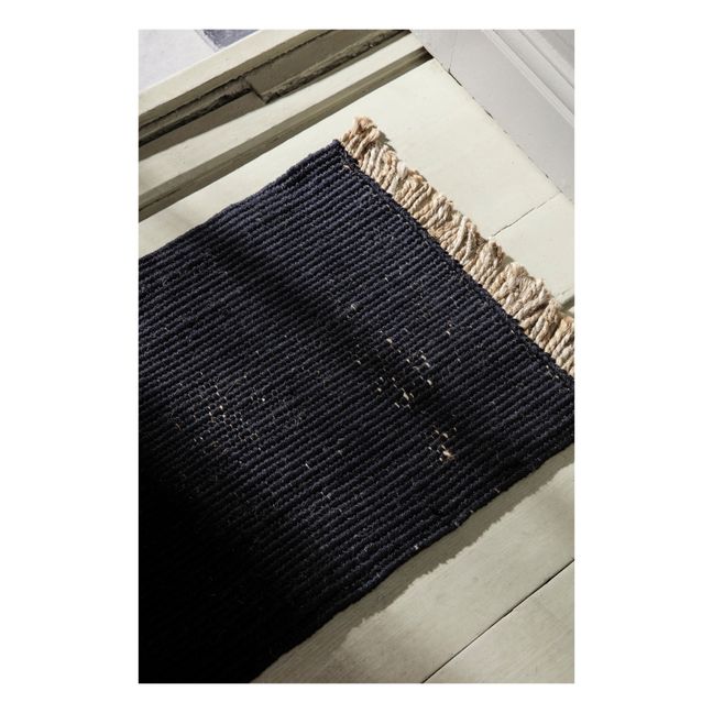 Zerbino, modello: Block, in materiale riciclato | Nero