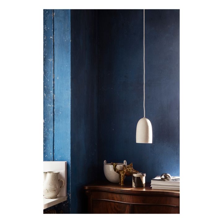 Speckle Ceramic Pendant Light | Off white- Product image n°1