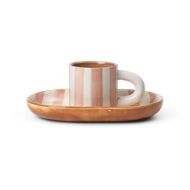 Milu Porcelain Cup and Saucer | Pink