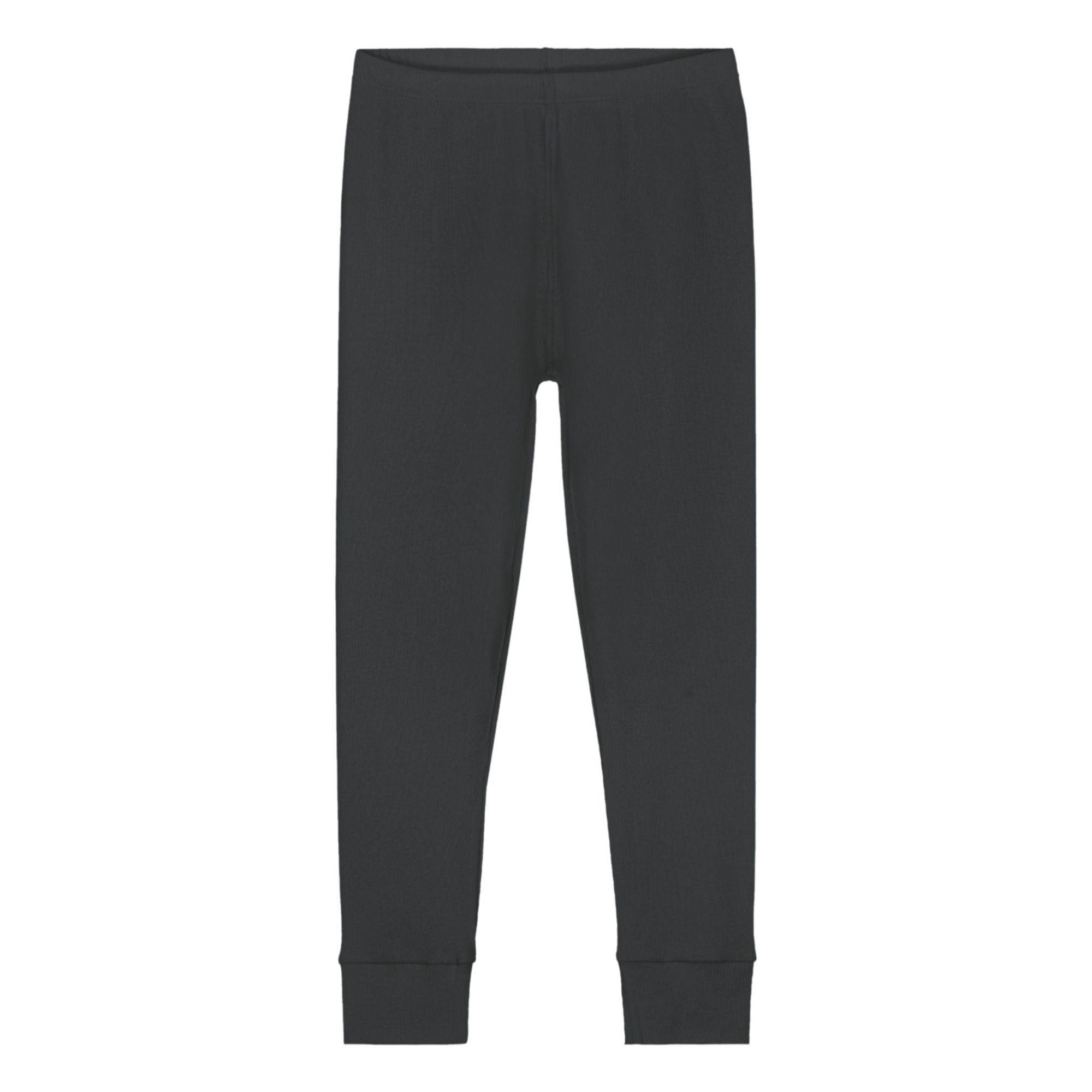 Pantalón de pijama jogger de algodón orgánico - Capsule Homewear - Negro- Imagen del producto n°0