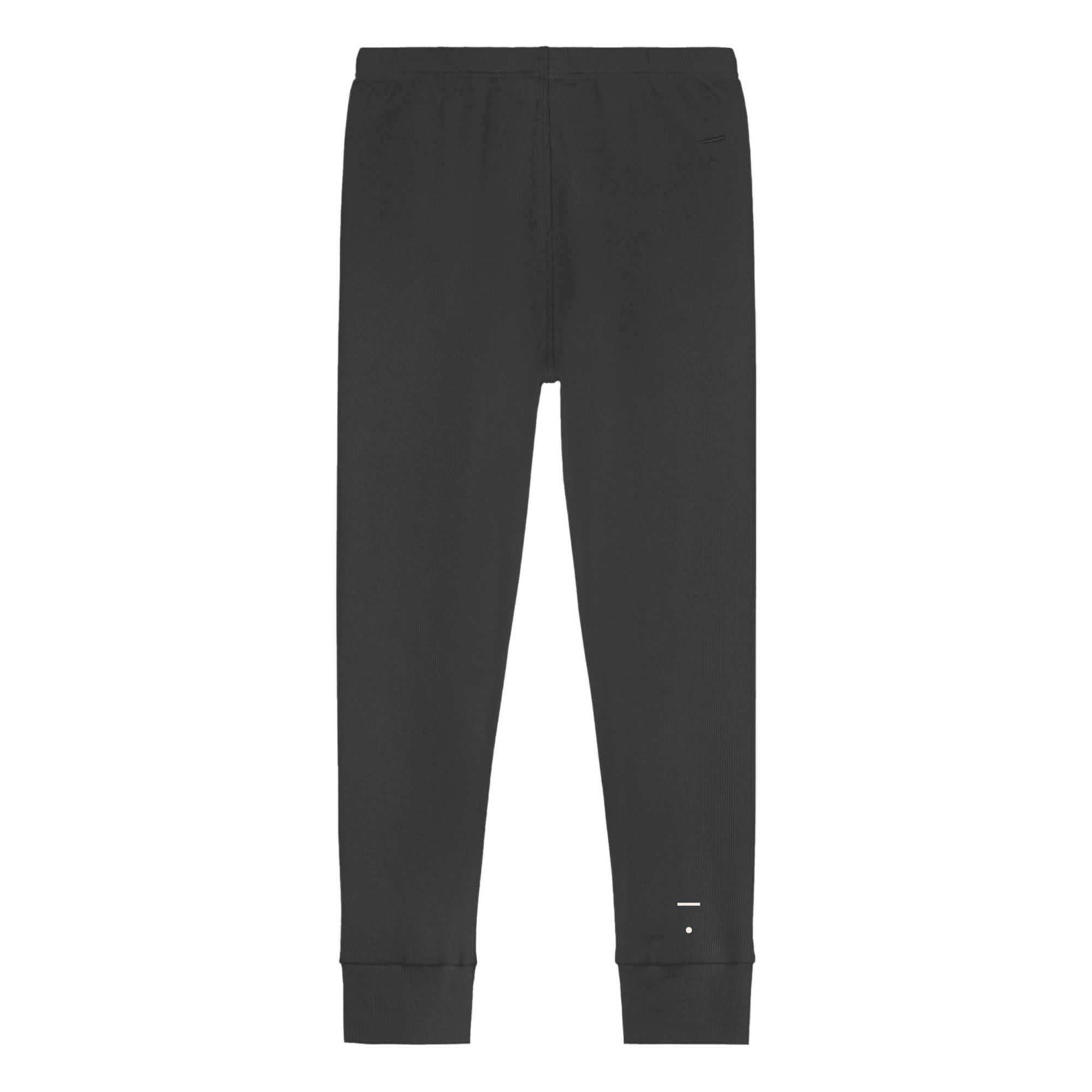 Pantalón de pijama jogger de algodón orgánico - Capsule Homewear - Negro- Imagen del producto n°1