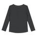 T-shirt Henley Coton Bio - Capsule Homewear - Noir- Miniature produit n°0