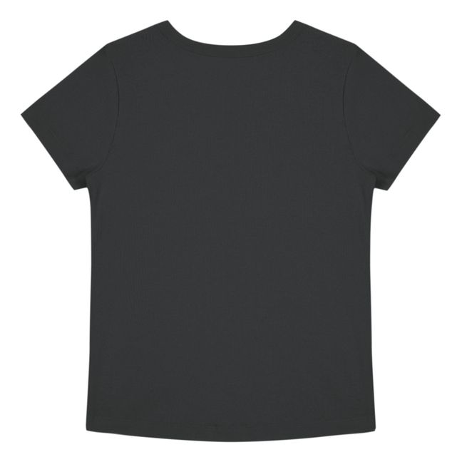 Organic Cotton T-Shirt - Capsule Homewear - Schwarz