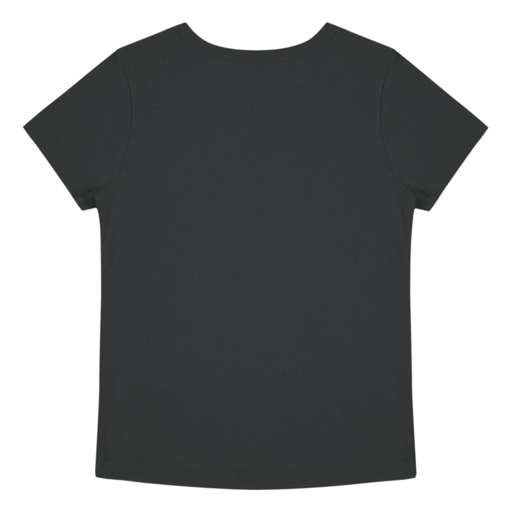 Camiseta de algodón orgánico - Capsule Homewear - Negro- Imagen del producto n°1
