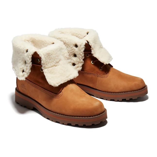 Courma Top Sherpa-Lined Boots Brown