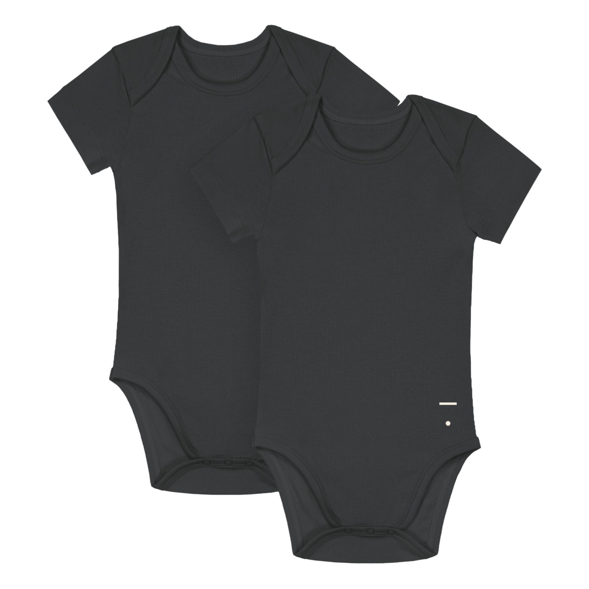 Gray Label - Body Manches Courtes Coton Bio - Capsule Homewear - - Fille - Noir