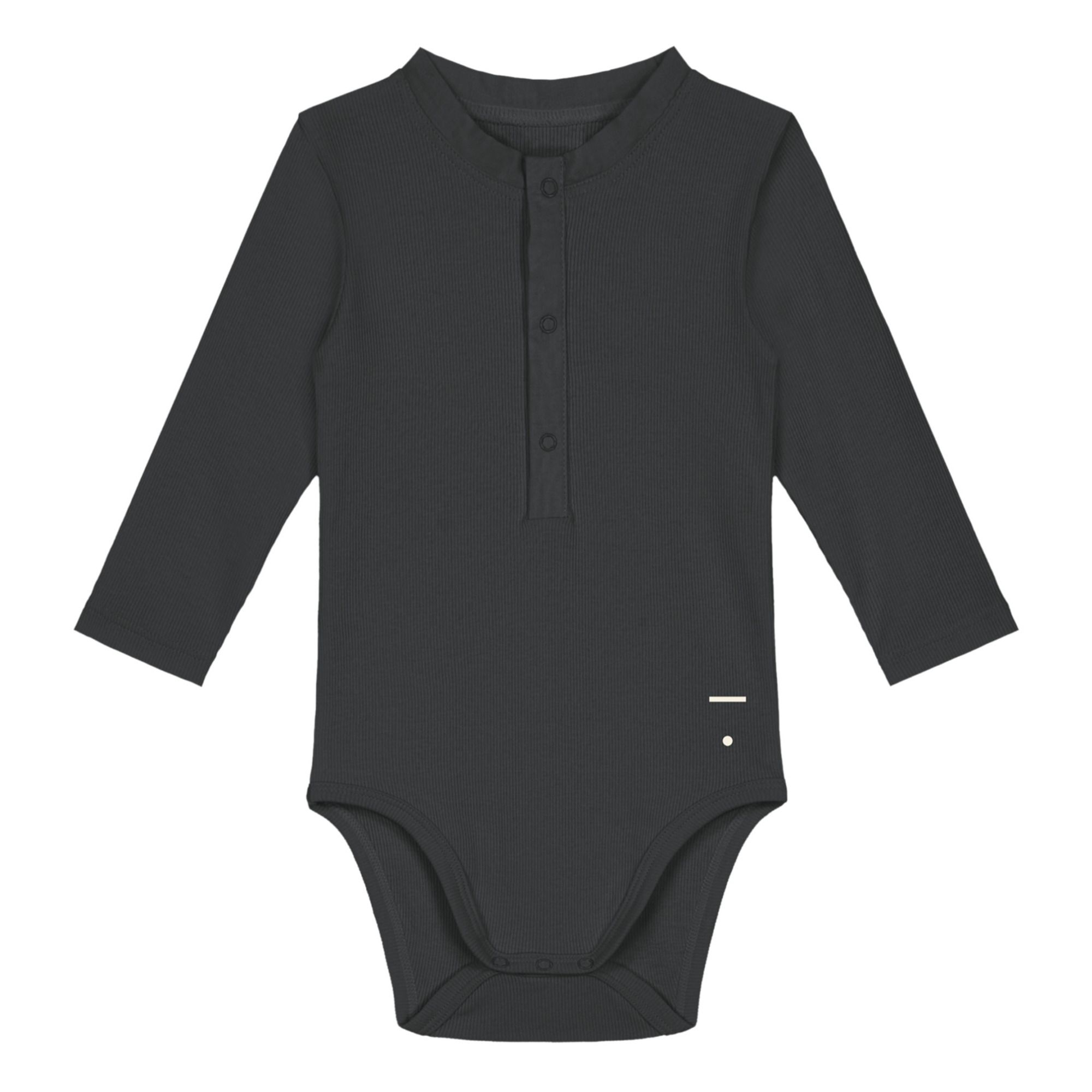 Gray Label - Body Henley Coton Bio - Capsule Homewear - - Fille - Noir