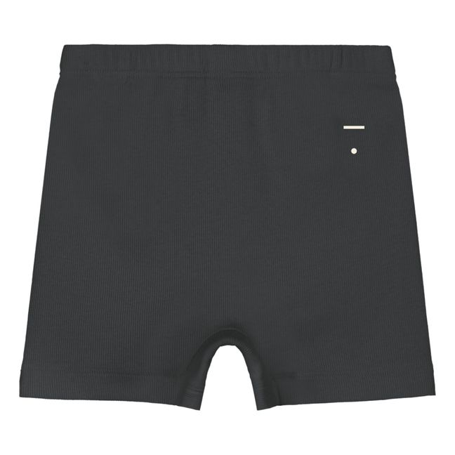 Pack of Two Organic Cotton Boxer Briefs - Capsule Homewear -  Black