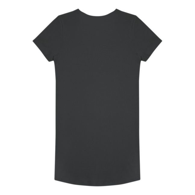 Nachthemd aus Bio-Baumwolle - Homewear  | Schwarz