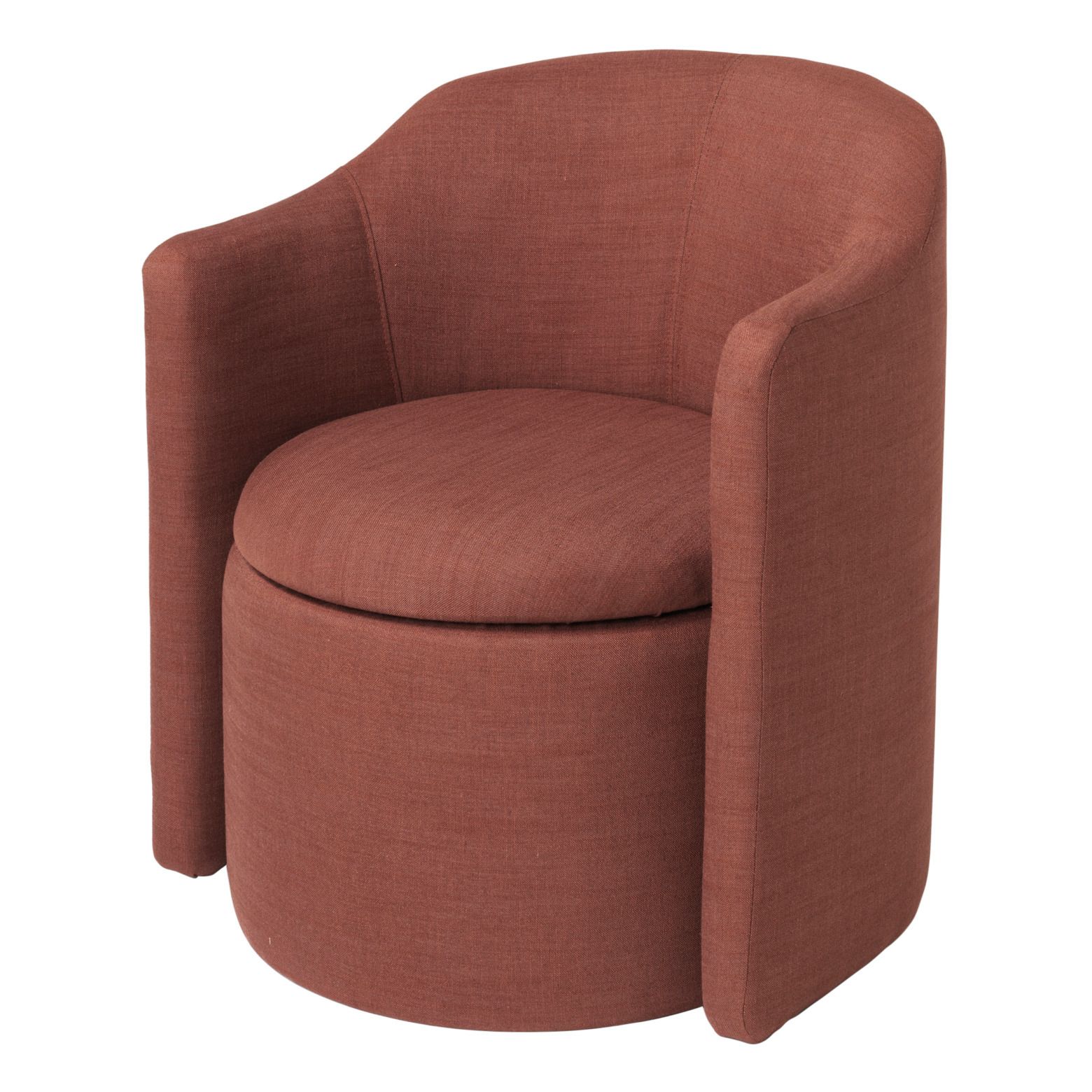 Broste Copenhagen - Fauteuil Pond - Rouge brique